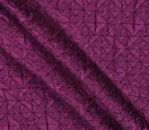 Violet padded jacquard